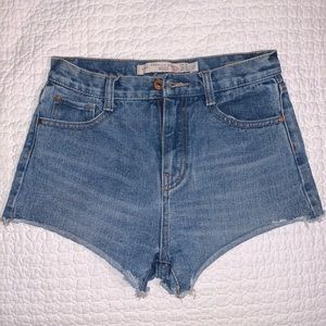 Zara denim shorts